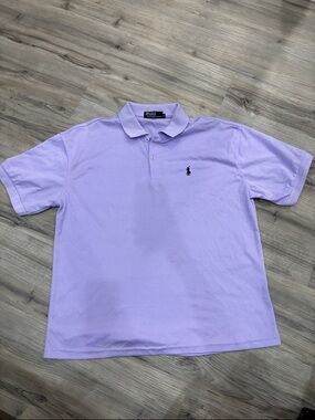 Polo by Ralph Lauren Lavender Short-Sleeve Polo Shirt